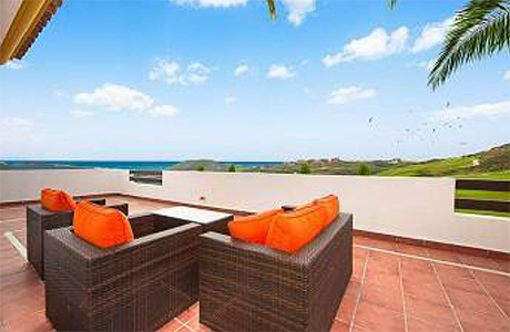 terrase  Penthouse lejligheder til salg Mijas Golf billede